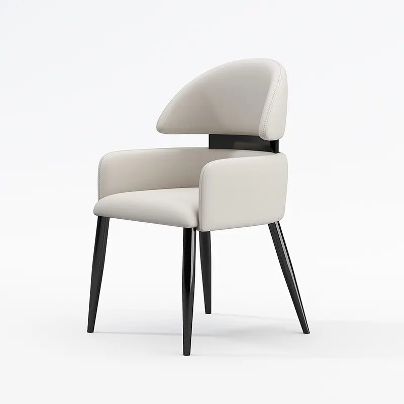 High-End Modern Style Dining Chair Exquisite Leather