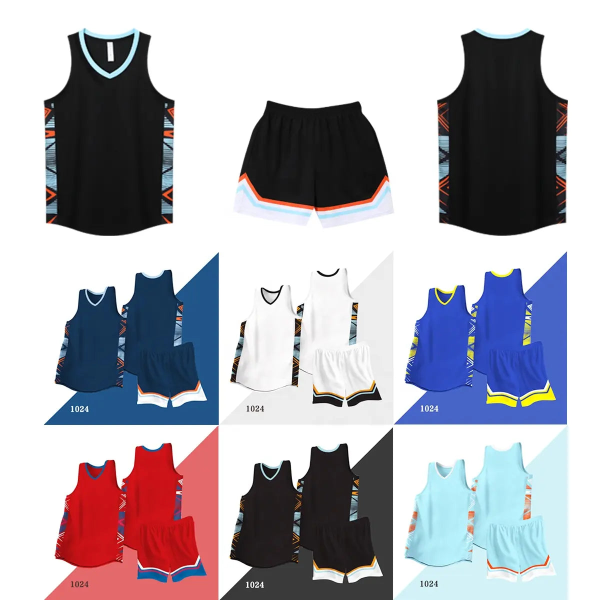New Customizable Unisex Quick-drying Non-slip USA Basketball Uniform