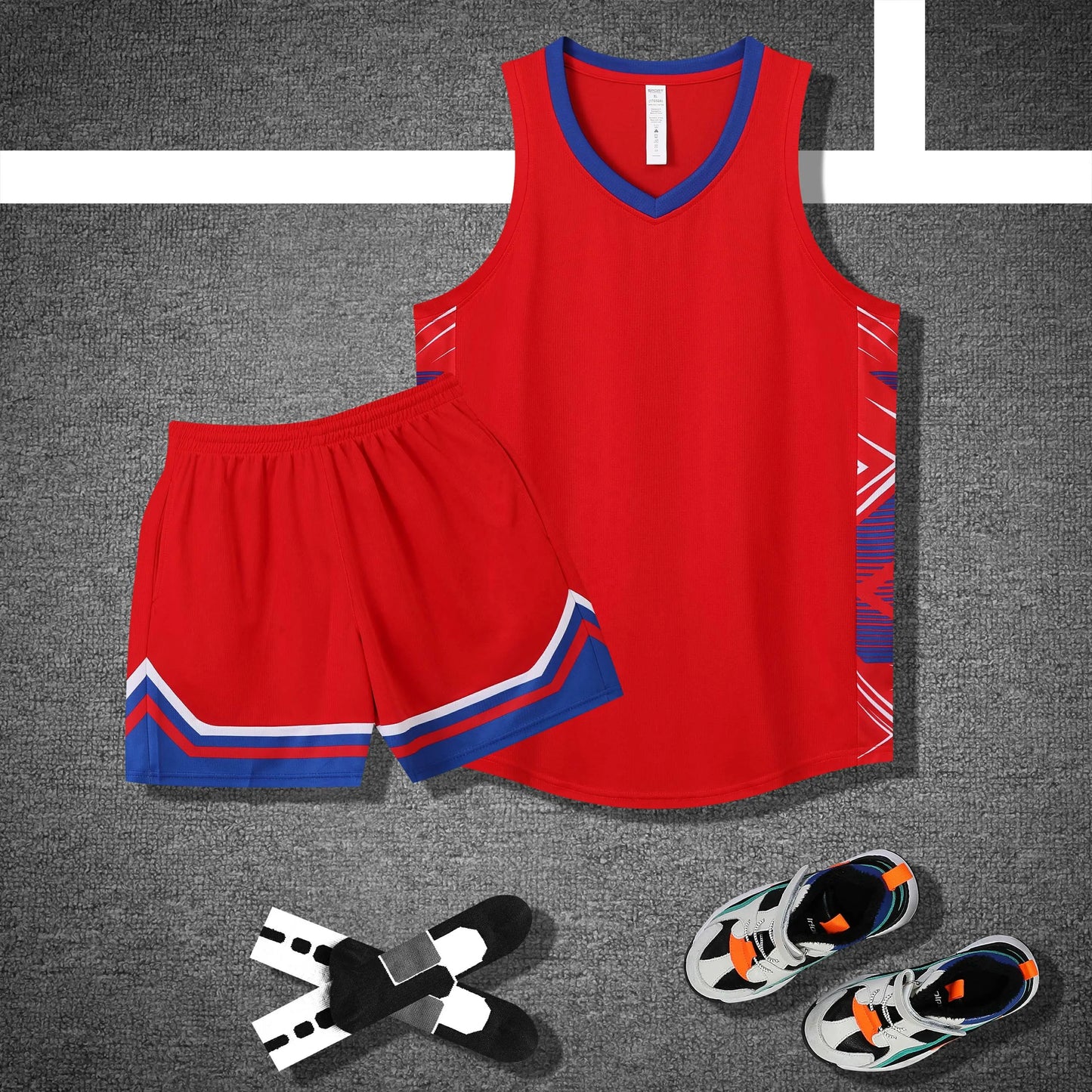 New Customizable Unisex Quick-drying Non-slip USA Basketball Uniform