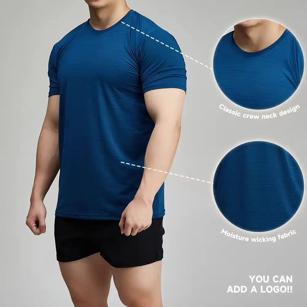 Wholesale High Quality 100% Polyester Quick Drying T-Shirt